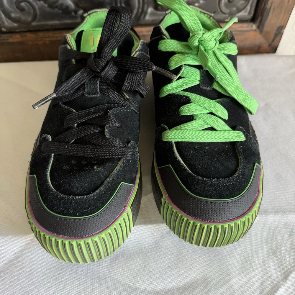 MSCHF Gobstomper Sour Edition Black/Green Men's Youth Size 6 US Skate Shoes